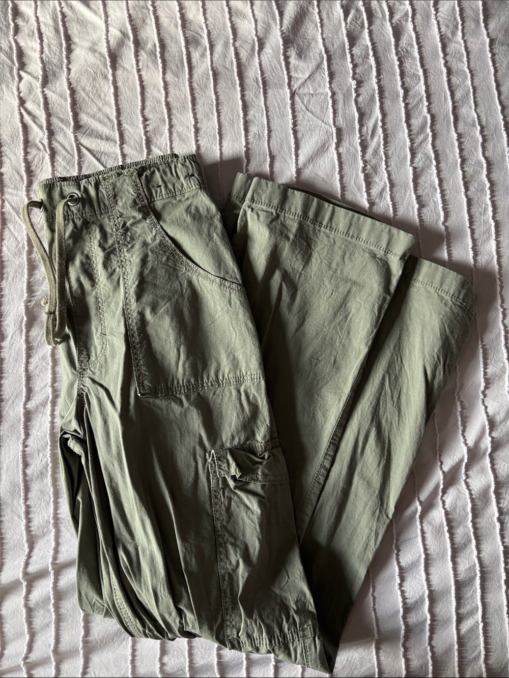 Hollister Olive Green Utility Cargo Pants